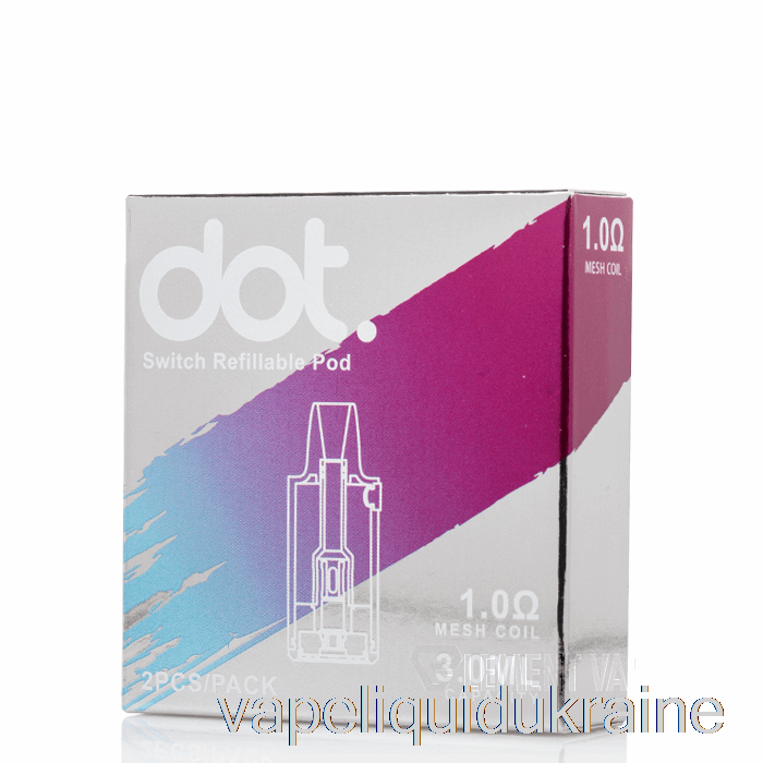 Vape Liquid Ukraine dotmod Switch Replacement Pods 1.0ohm Pods